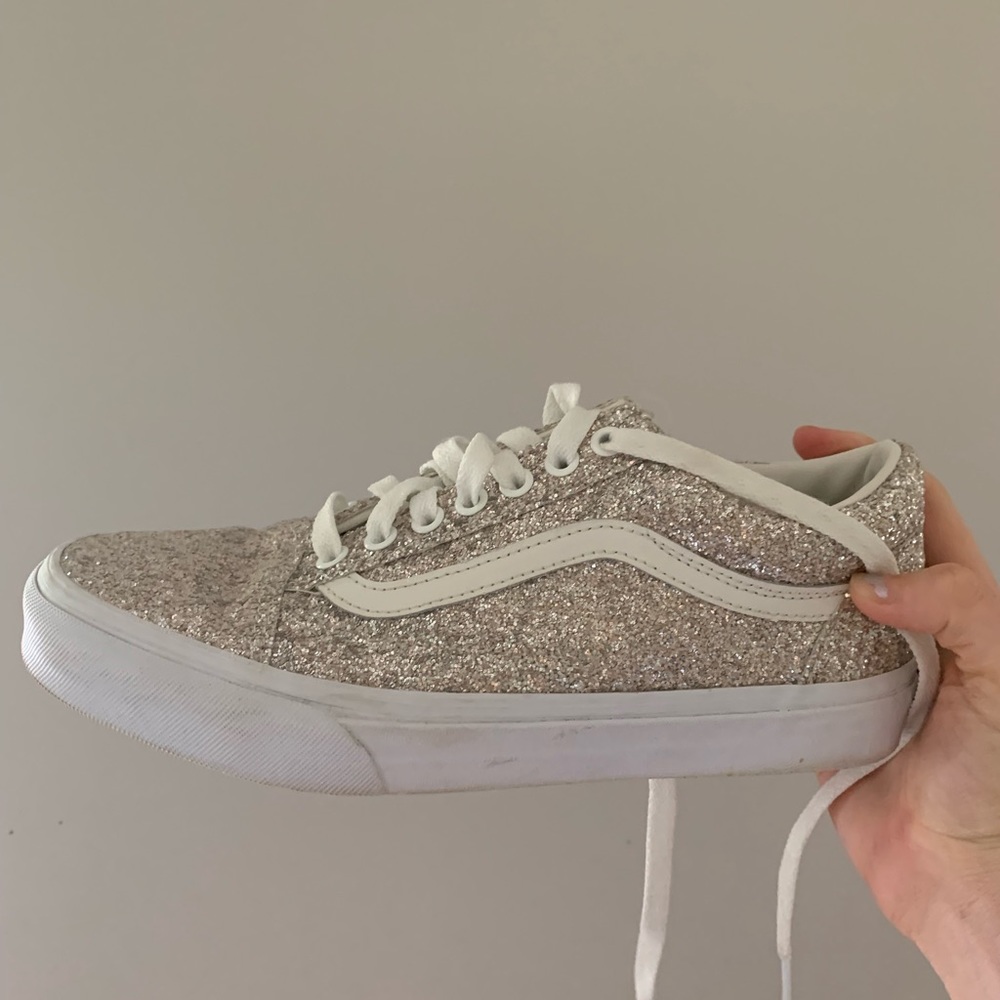 Chunky Gold Glitter Vans